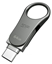 Picture of Silicon Power Mobile C80 USB flash drive 64 GB USB Type-A / USB Type-C 3.0 (3.1 Gen 1) Titanium