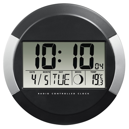 Attēls no Hama PP-245 Digital clock Circle Black