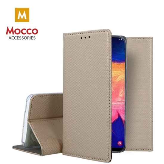 Picture of Mocco Smart Magnet Book Case For Samsung Galaxy S20 Gold