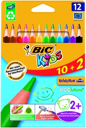 Attēls no BIC Colored pencils EVOLUTION TRIANGLE 12 colours 8871462