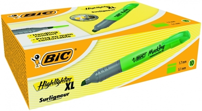 Picture of BIC Highlighter XL 2-5 mm, green, Box 10 pcs. 247147