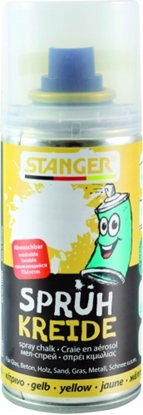 Attēls no STANGER Spray chalk, yellow, 150 ml 115101