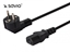 Изображение Power cable C13 / C / F Schuko angled Savio CL-98 10 pcs. pack 1.8m