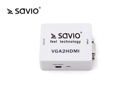 Picture of SAVIO CL-110 Converter/Adapter VGA -> HDMI Full HD/1080p 60Hz