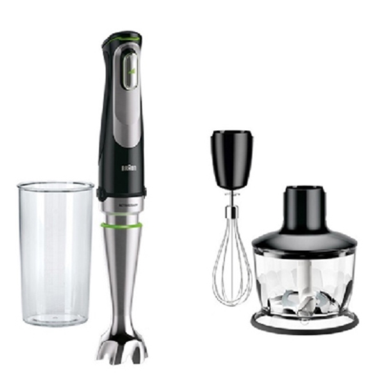 Picture of BRAUN Hand blender MQ 7035 X, 1000W, 0.6L, ActiveBlade, SmartSpeed, Inox/Black