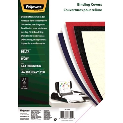 Изображение Fellowes 5370004 binding cover A4 Paper Ivory 100 pc(s)