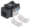 Picture of Intellinet Keystone Jack, Cat6, UTP, Punch-down, Black