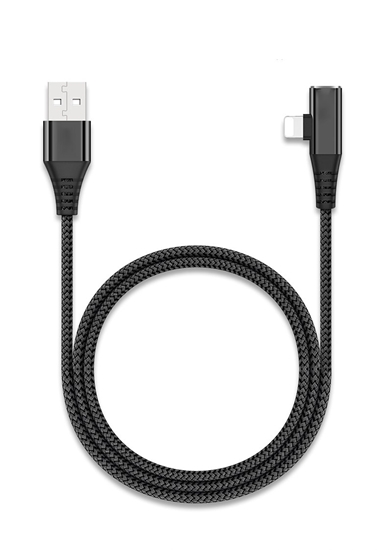 Изображение RoGer Lightning Data and Charging Cable with extra Lightning port (female) 1m