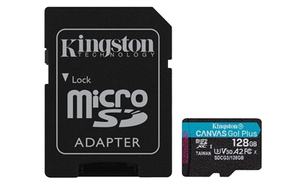 Attēls no Kingston Canvas Go Plus MicroSDXC 128GB 