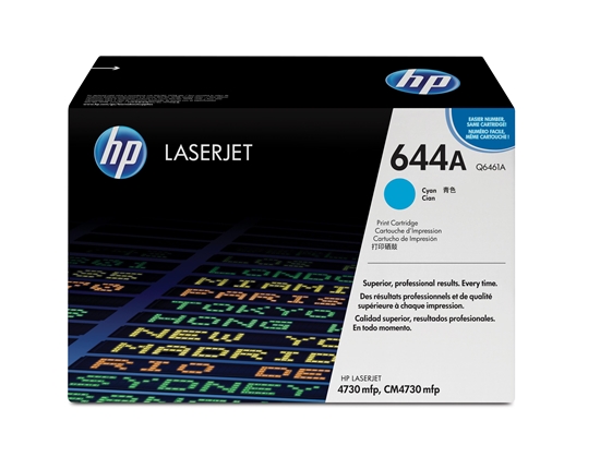 Изображение HP 644A Cyan Original LaserJet toner cartridge 1 pc(s)