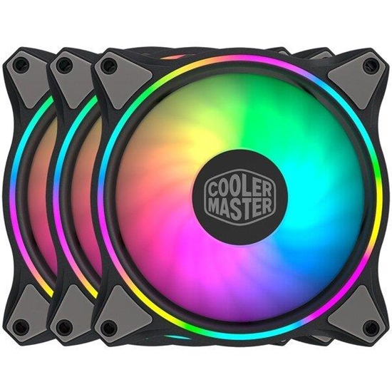 Picture of Cooler Master MasterFan MF120 Halo 3in1 Computer case Fan 12 cm Black, Grey