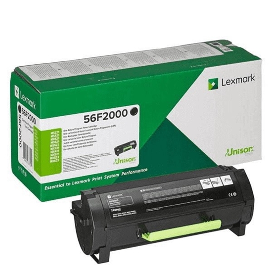 Изображение Lexmark 56F2000 toner cartridge 1 pc(s) Black