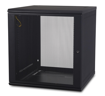 Attēls no APC AR112 rack cabinet 12U Wall mounted rack Black