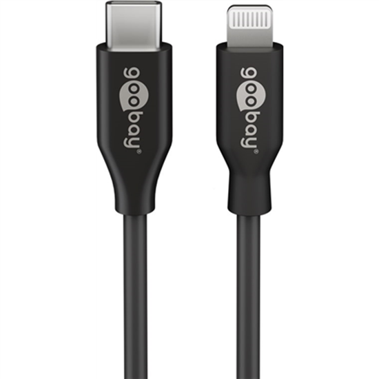Изображение Goobay 39447 Lightning - USB-C™ USB charging and sync cable | Goobay | USB-C to Lightning Apple Lightnin male (8-pin) | USB C