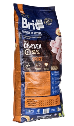 Attēls no BRIT Premium by Nature Sport Chicken - dry dog food - 15 kg