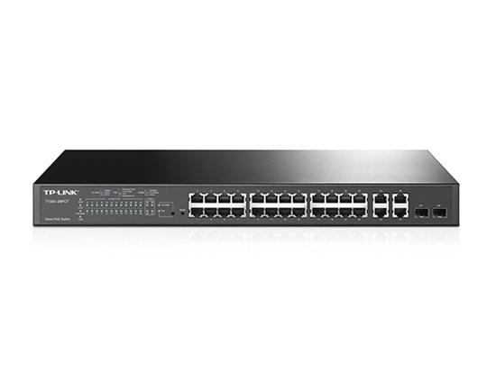 Изображение TP-LINK T1500-28PCT Managed L2 Fast Ethernet (10/100) Power over Ethernet (PoE) 1U Black