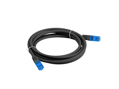 Изображение !Patchcord kat.6a S/FTP CCA 2.0m Czarny 