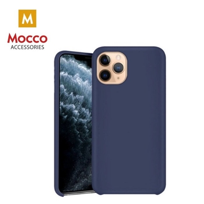 Attēls no Mocco Ultra Slim Soft Matte 0.3 mm Silicone Case for Apple iPhone XS MAX Blue