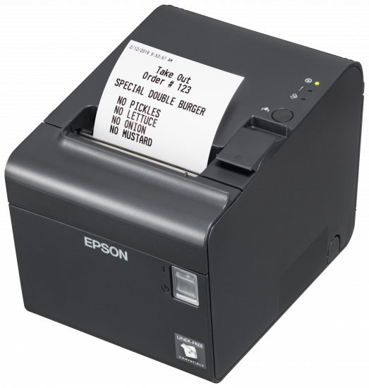 Picture of Epson C31C412682 label printer Direct thermal 203 x 203 DPI 90 mm/sec Wired