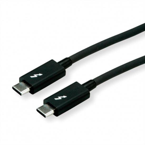 Picture of ROLINE Thunderbolt3 Cable, M/M, black, 1.0 m