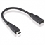 Picture of ROLINE USB 3.2 Gen 2 Type C Cable, C-C, M/F, black, 0.15 m