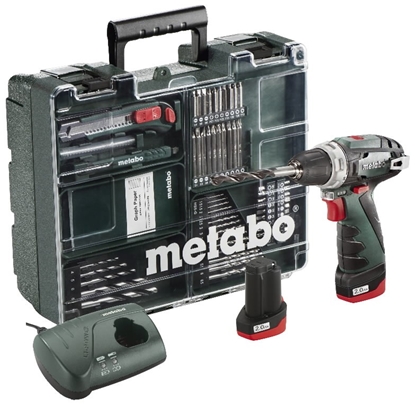 Attēls no Akumulatora skrūvgriezis PowerMaxx Basic komplekts, Metabo