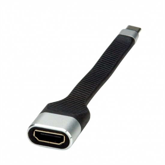 Изображение ROLINE Type C - HDMI Adapter, M/F, 0.13 m