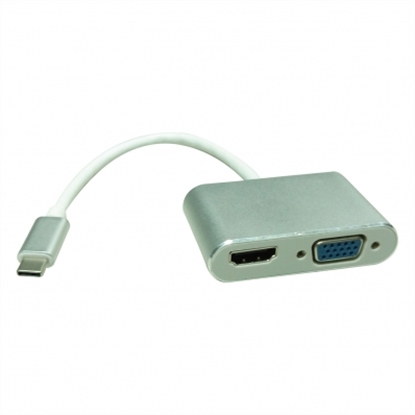 Изображение ROLINE Type C - HDMI/VGA Adapter, M/F