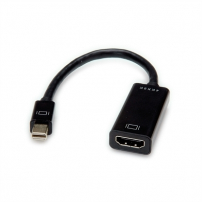 Изображение VALUE Cableadapter, v1.2, MiniDP M - HDMI F