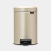 Picture of BRABANTIA atkritumu tvertne ar pedāli NewIcon, 3 l, Champagne