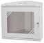 Picture of Rack Cabinet Corner 19" 9U 330mm Glass Door Gray