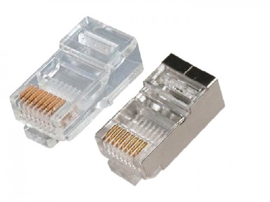 Picture of Konektors RJ45 ekranēts CAT5 STP FTP LAN kabelim