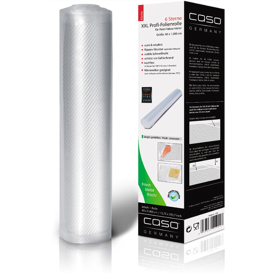 Picture of Caso | XXL profi foil roll | 01224 | 1 unit | Dimensions (W x L) 40 x 1000 cm | Ribbed