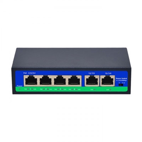 Picture of PoE switch 4ch 100Mbps +2G uplink