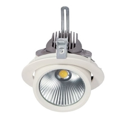 Attēls no LED Akcenta gaismas panelis. 20W 3000K IP20 COB Gimbal 187x160mm