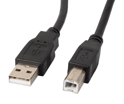 Picture of Kabel USB-A(M)->USB-B(M) 2.0 1.0M CZARNY FERRYT
