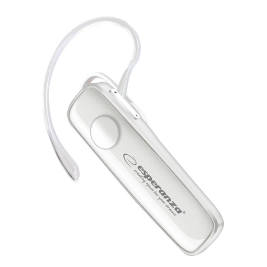 Picture of Esperanza EH184W  bluetooth earphone (white)