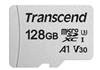 Picture of Transcend microSDXC 300S-A 128GB Class 10 UHS-I U3 V30 A1