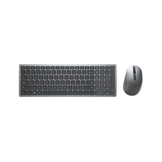 Изображение DELL KM7120W keyboard Mouse included RF Wireless + Bluetooth QWERTY Nordic Grey, Titanium