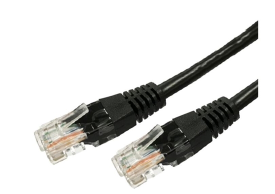 Picture of Kabel Patchcord miedziany kat.6A RJ45 UTP 1m. czarny