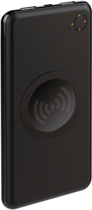Изображение Platinet power bank 10000mAh 2xUSB Wireless QI, black (44572)