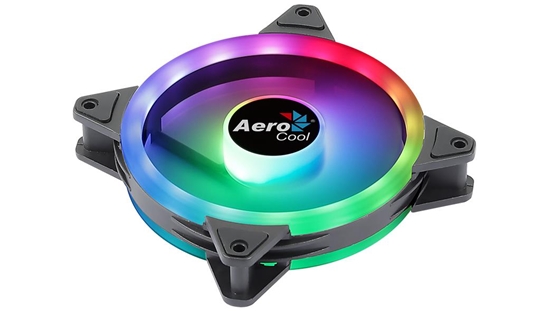 Изображение Aerocool Duo 12 ARGB 6-pin Computer case Fan 12 cm Black