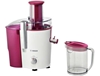 Изображение Bosch MES25C0 juice maker Centrifugal juicer 700 W Cherry (fruit), Transparent, White