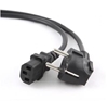 Picture of Gembird PC-186 power cable Black 1.8 m CEE7/4 C14 coupler