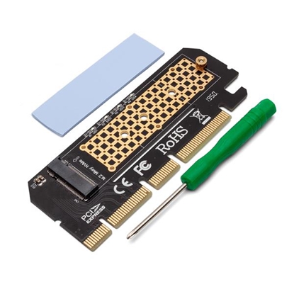 Attēls no Expansion card, adapter M.2 NVMe M-Key PCI-E Savio AK-41