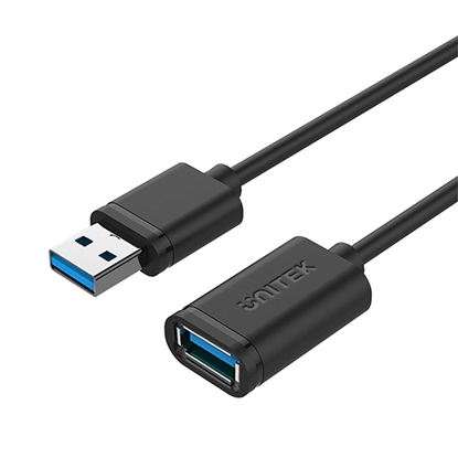 Изображение UNITEK Y-C457GBK USB cable USB 3.2 Gen 1 (3.1 Gen 1) 1 m USB A Black