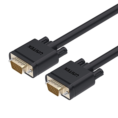 Attēls no UNITEK Y-C504G VGA cable 3 m VGA (D-Sub) Black