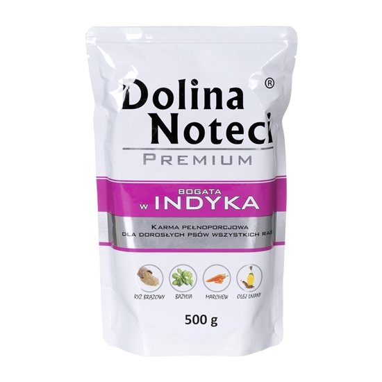 Picture of DOLINA NOTECI Premium Rich in turkey - Wet dog food - 500 g