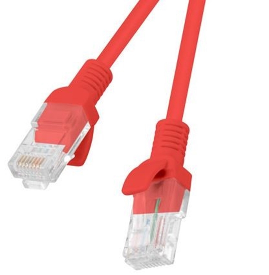 Изображение Kabel PATCHCORD KAT.5E 30M CZERWONY FLUKE PASSED