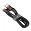 Изображение Cable Baseus USB2.0 A plug - IP Lightning plug 1.0m Cafule red+black